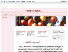 Tablet Screenshot of penzionjanata.cz